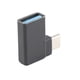 thumbnail image 4 of Adaptador Tipo C A USB 3.0, Adaptador USB C A USB 3.0 De 90 Grados Carcasa Ligera De aleación De Aluminio Para Oficina Para Trabajo, 4 of 7