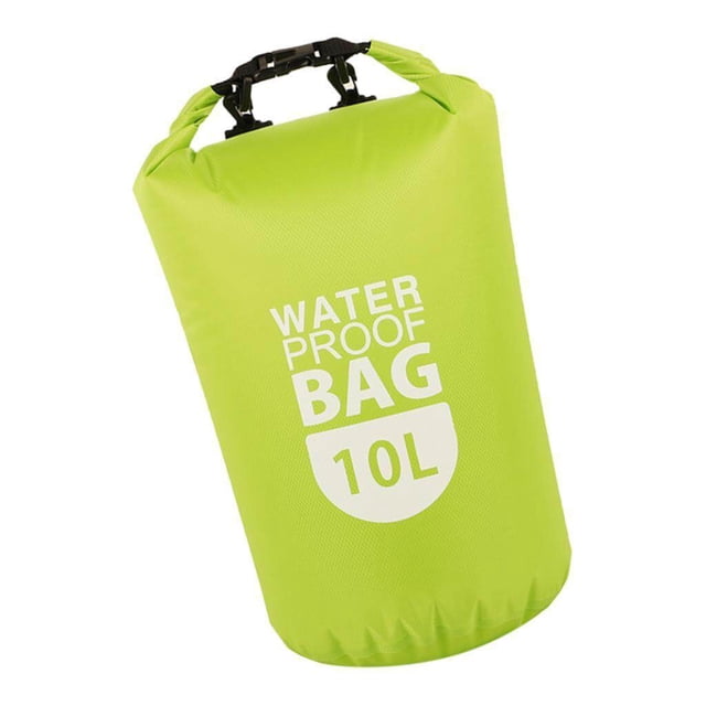 Sac Étanche 10 L pour Bateau, Rafting, Plage, Dry Rafting, Canotage, Plongée, Natation, Vert