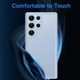 thumbnail image 3 of JETech Matte Case for Samsung Galaxy S23 Ultra 5G 6.8-Inch, Frosted Translucent Back Protective Slim Phone Cover, Anti-Fingerprints (Sky Blue), 3 of 7