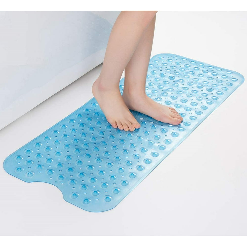 Extra Long Bath Mat for Tub, Shower Mats Mildew Resistant Nonslip Pebbled Bathtub Mats with Extra Long Bath Mat for Tub, Shower Mats Mildew Resistant Nonslip Pebbled Bathtub Mats with