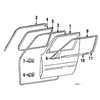 Genuine OE Mitsubishi Hinge - MB177326