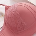 thumbnail image 5 of Sngxgn Women's Push up Lace Bra Underwire Plunge Full Coverage Bras ( Red,95), 5 of 6