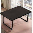 thumbnail image 4 of Black Black Bed Table With Sturdy Metal Stand For Working & Dining In Bed Portable Lap Desk With Large Surface, 4 of 6