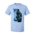 thumbnail image 2 of Wild Bobby, Werewolf Woods in the Night Scary Horror, Pop Culture, Men Graphic Tees, Light Blue, 4XL, 2 of 3