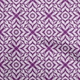 thumbnail image 1 of oneOone Cotton Poplin Purple Fabric Geometric Diy Clothing Quilting Fabric Print Fabric By Yard 42 Inch Wide, 1 of 4