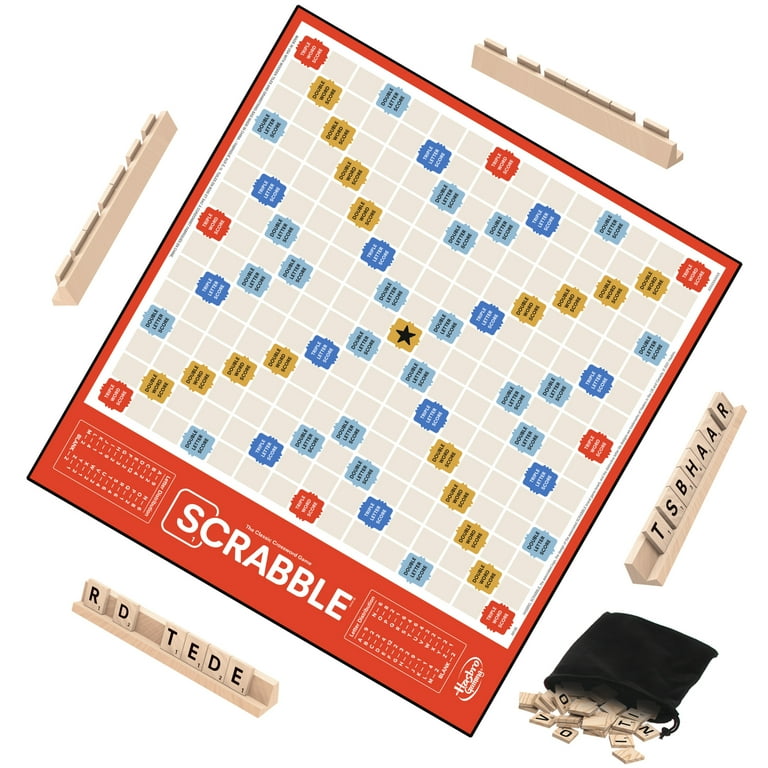 キッズ・ファミリー SCRABBLE Scrabble Board Game, Classic Word Game For Kids Ages 8 and