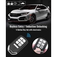 thumbnail image 4 of KR5V2X(V44) Key Fob Remote Compatible with Honda Civic 2018-2021 CR-V 2017-2020 Pilot 2016-2019, 433Mhz 5 Buttons Keyless Entry Remote Control Key Replace 72147-TG7-A31 72147-TLA-A11, 4 of 6