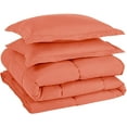 thumbnail image 6 of Chezmoi Collection Coral Down Alternative Comforter Oversized King - 3-Piece All Seasons Lightweight Comforter Set - Microfiber Comforter Duvet Insert with Corner Tabs, 6 of 6