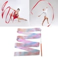 thumbnail image 1 of LJNYFDC Dance Ribbon Streamer Gymnastic Ribbons 2Pcs Sparkling Soft Smooth Flexible Comfortable Grip Dance Training Satin Kids Rhythmic Gymnastics Ribbons, 1 of 7