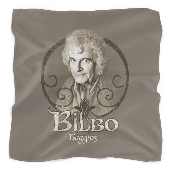 The Lord of the Rings Bilbo Baggins Bandana (21 in x 21 in)