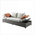 thumbnail image 2 of Patio 2-Piece Outdoor Loveseat & Coffee Table Set | Modern, Water-Resistant Cushions | Small Space Friendly | Acacia Wood|Teak, 2 of 13