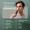 thumbnail image 2 of Ear and Nose Hair Trimmer for Men with Vacuum Cleaning System, Powerful Motor and Dual-Edge Blades for Smoother Cutting, Wet/Dry – ER-GN70-K (Black), 2 of 4