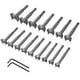 thumbnail image 1 of Brocas Forstner de acero de tungsteno, compatibles con máquinas portátiles y estacionarias, juego de 16 piezas para un posicionamiento preciso y un corte suave en madera y plástico, herramientas para, 1 of 5