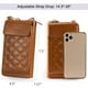 thumbnail image 5 of Monedero bandolera Montana West Small para teléfono celular para mujer, 5 of 6