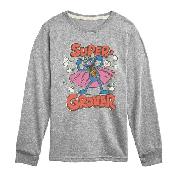 Sesame Street - Super Grover - Toddler and Youth Long Sleeve T-Shirt