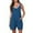 Blue, variant on Women Short Romper Jumpsuits for Shorts Summer Casual Loose Sleeveless