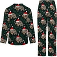 thumbnail image 6 of Top-kevin Nutcracker Soldier Gift Women's Long-Sleeve Shirt And Full-Length Bottom Pajama Set, 6 of 12