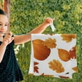 thumbnail image 5 of Pumpkins and Fall Leaves Hand Towel Absorbent Bath Towels for Bathroom Sports Gym 28" x 14" Set of 2, 5 of 8
