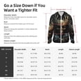 thumbnail image 5 of Daiia Vintage Ornate Skull UPF 50+ Sun Protection Hoodie Jacket Lightweight Long Sleeve Sun Shirt for Women Men with Pocket Hiking Outdoor-Medium, 5 of 7