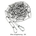 thumbnail image 3 of Stainless Steel Clothesline Chain, Heavy-Duty Lifting Chain, Rust-Resistant, Weatherproof, For Outdoor/Garage Use, Strong Durability, Industrial Grade, Scaffolding Chain Alternative | Metal, Silver, 3 of 8