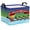 Deer Snow Car, variant on NIETEIN Large Christmas Gift Baskets Collapsible Holiday Storage Bin with Handle (Snowman Gift)
