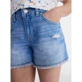 thumbnail image 4 of Weekend Academy Girls Denim Cutoff Shorts, Sizes 4-18, 4 of 5