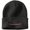 Black, variant on Smiley Face Embroidered Acrylic Knit Beanie, Unisex Heavyweight High Stretch Warm Hat, Perfect Gift for Men & Women
