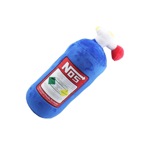 Kenally Universal coche botella en forma de almohada vehículo portátil poliéster transpirable cojín ornamento automotriz automóvil Automoción decorativa y accesorios Azul Reposacabezas