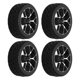 thumbnail image 1 of Neumáticos de goma para coche RC, 4 neumáticos de goma de aluminio Neumáticos de goma RC Neumáticos de goma multifuncionales, 1 of 8