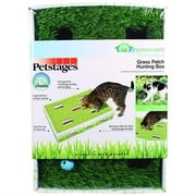 Petsta  Grass Patch Hunting Box Cat Scratcher