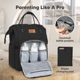 thumbnail image 4 of KeaBabies Mochila para pañales de bebé, bolsa de bebé para niños, niñas, mochila impermeable multifunción para bebé, bolsas de pañales grandes para bebé niña, bebé niño, bolsa de pañales de viaje con, 4 of 5