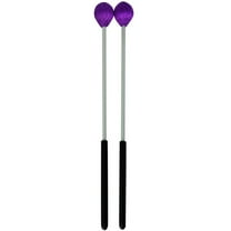 Soimiss 1Pair Purple Marimba Mallets for Beginner Percussion Instrument Sticks Durable Yarn Head Design