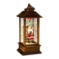 thumbnail image 4 of Linterna portátil navideña brillante, linterna iluminada, luz decorativa navideña, adornos navideños Papa Noel, 4 of 9