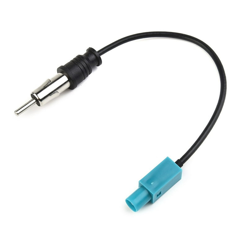 Unique Bargains Car Auto Radio Stereo AM/FM Antenna Cable Adapter Male Plug  