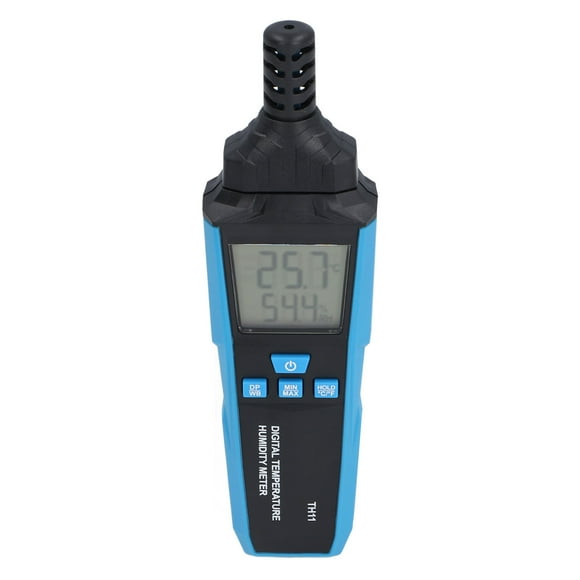 Digital Temperature Humidity Meter, Industrial Humidity Meter Handheld Rugged Multifunctional for Food Storage