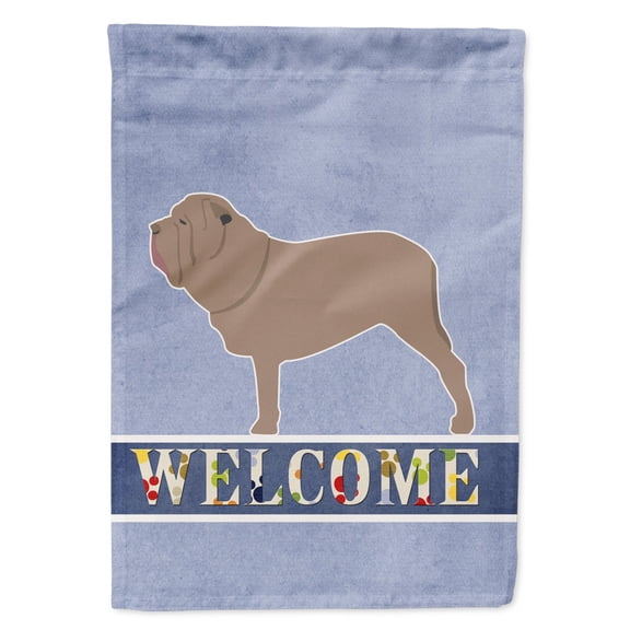 Neapolitan Mastiff Welcome Garden Flag
