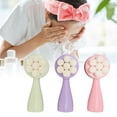 thumbnail image 2 of 3Pcs Double Sided 3D Soft Manual Facial Cleansing Brush ,Exfoliating Face Scrubber for Gentle Cleansing Makeup ,Removal and Skin Care Ideal for All Skin Types, 2 of 8