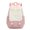 Pink, variant on Casual Travel Backpack, School Bookbag Lightweight Daypack with Cat Ear Front Pocket Adjustable Straps & Side Pockets, Pink
