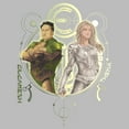thumbnail image 2 of Men's Marvel Eternals Gilgamesh and Thena Duo  Graphic Tee Athletic Heather 3X Large, 2 of 5