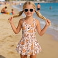 thumbnail image 2 of Yuyamidu Corgi Girls One Piece Swimsuits Hawaiian Skirted Bathing Suit for Kids Sleeveless Swim Dress Teens Bathing Suits, 2 of 7