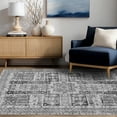 thumbnail image 3 of Jakolive Antique Gray 5x7 Area Rug: Washable, Gentle, Skid-Resistant. Ideal for Living Rooms, Bedrooms, Dining Rooms, Offices - Also Perfect Under Beds or Tables, 3 of 7