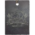 thumbnail image 1 of Personalized 9 3/4" x 13 3/4" Natural Slate Cutting Board, 10 Diffrerent Designs, Custom text Board, Wedding Gifts for the Couple, Housewarming Gift & Kitchen Sign (Rectangle Slate - 02, Design 05), 1 of 12