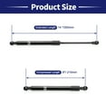thumbnail image 4 of 2Pcs 14 Inch 33 Lbs/ 150N Black Lift Supports Struts Shocks Gas Spring Universal for RV Car Truck Boat, 4 of 7