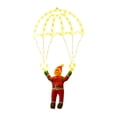 thumbnail image 1 of Adorno para árbol de Navidad con luz de paracaídas y Papá Noel para festivales, puertas y paredes. luz cálida, 1 of 8