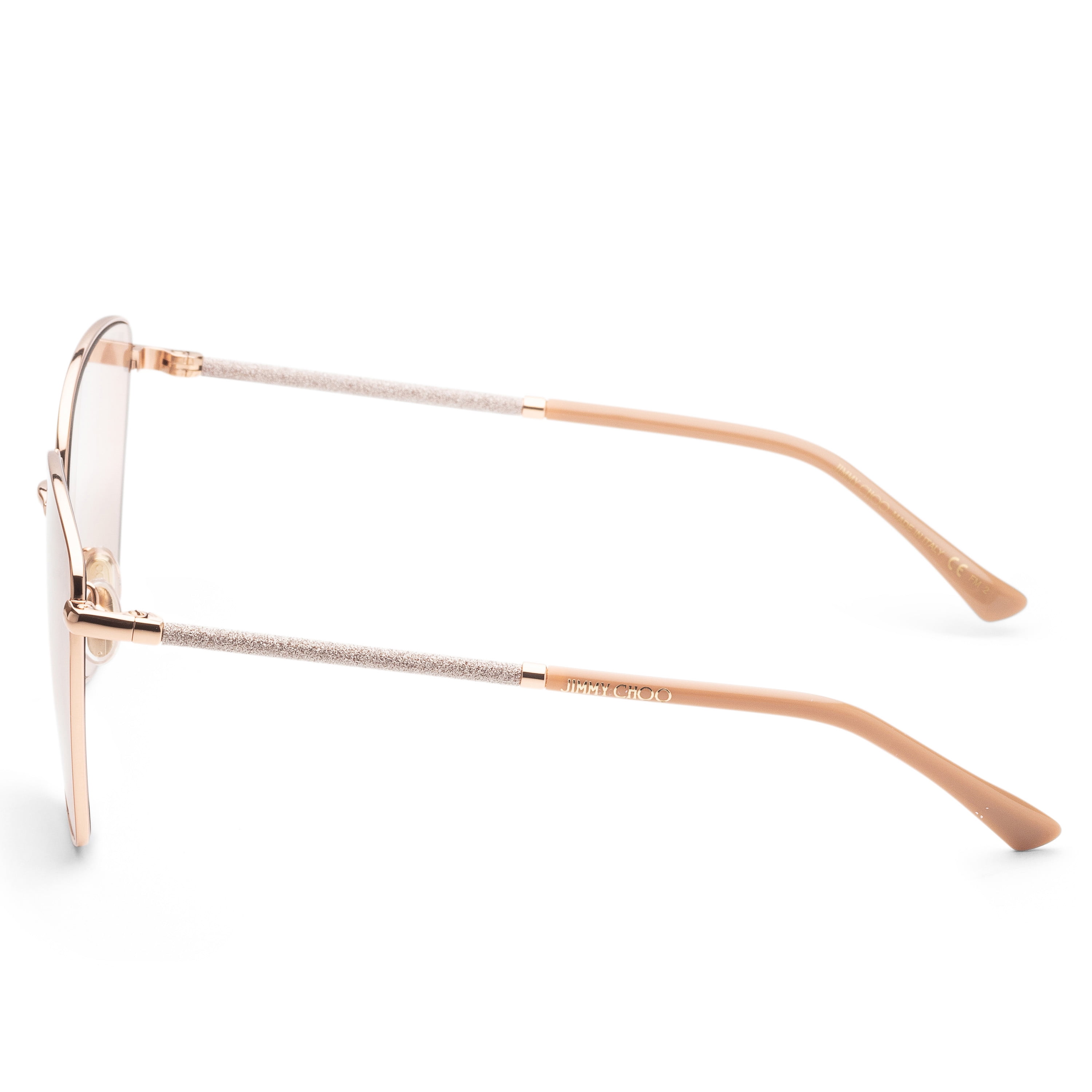 JIMMY CHOO ラヒ スクエア フレム サンクラス LAVIS BKU2S Sunglasses Jimmy Choo LAVI/S BKU Gold / Pink - Walmart.com