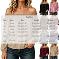 thumbnail image 3 of Tqcoqu Women's Off Shoulder Long Sleeve Cotton Linen Blouse, Elastic Ruffle Neckline Puff Sleeve Casual Solid Top, 3 of 7