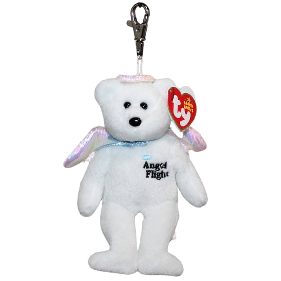 Ty Beanie Baby (Metal Key Clip) - Alpha the Bear  – AUS Exclusive  - Stuffed Animal