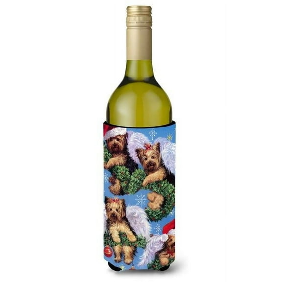 Carolines Treasures PPP3134LITERK 24 oz Yorike Christmas Angels Everywhere Wine Bottle Hugger
