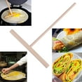 thumbnail image 6 of 3pcs Wooden Spreader Stick T Shape Non Stick Pancake Griddle Batter Spreader Crepe Maker, 6 of 8