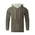 thumbnail image 4 of Vedolay Mens Hoodies 2023 Loose Long-Sleeved Sweater Blouse Dark Gray,M, 4 of 4